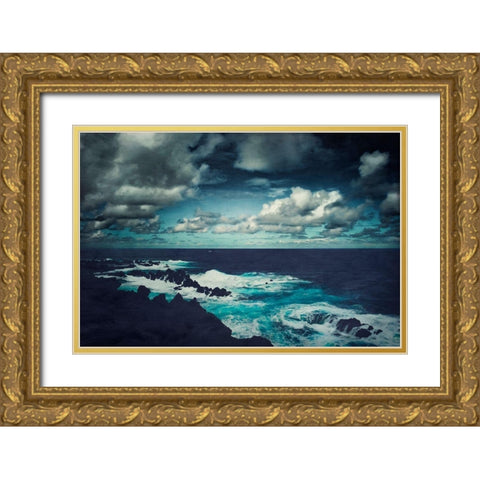 Wild Atlantic Gold Ornate Wood Framed Art Print with Double Matting by Wuestenhagen, Dirk