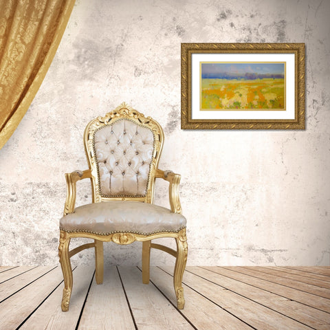 Meadow 2 Gold Ornate Wood Framed Art Print with Double Matting by Yeremyan, Vahe