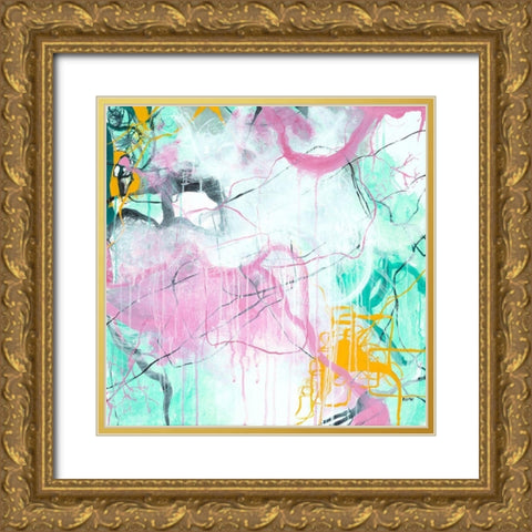 Chrystarium Gold Ornate Wood Framed Art Print with Double Matting by Zivoin, Romeo