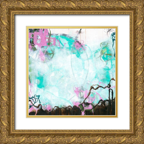 Crossroads Gold Ornate Wood Framed Art Print with Double Matting by Zivoin, Romeo