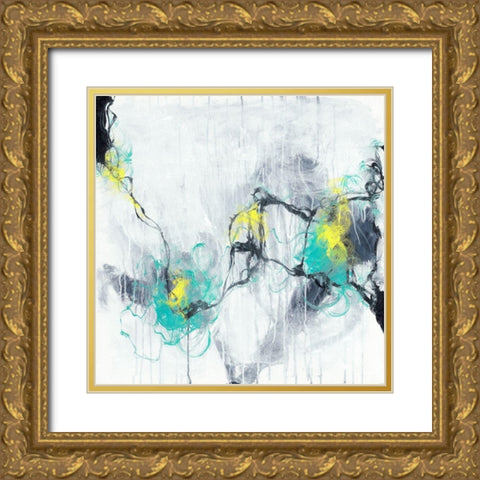 Catalyst Stage 1 Gold Ornate Wood Framed Art Print with Double Matting by Zivoin, Romeo