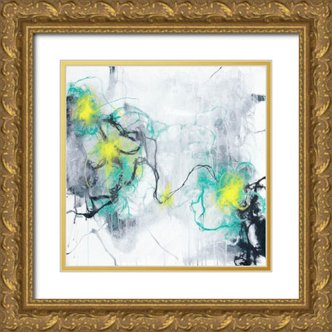Catalyst Stage 2 Gold Ornate Wood Framed Art Print with Double Matting by Zivoin, Romeo