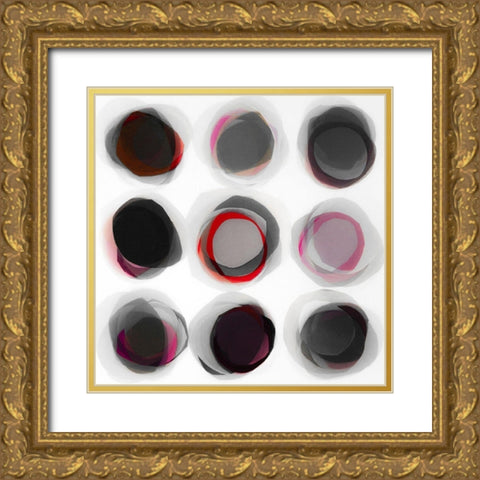 Bad Girl Gold Ornate Wood Framed Art Print with Double Matting by Zinna, Lisa