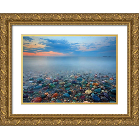 Candy Coast Gold Ornate Wood Framed Art Print with Double Matting by Zephyr, Patrick