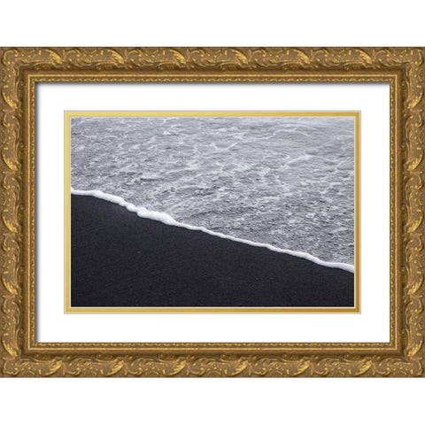 Black Sand No. 2 Gold Ornate Wood Framed Art Print with Double Matting by Zinna, Lisa