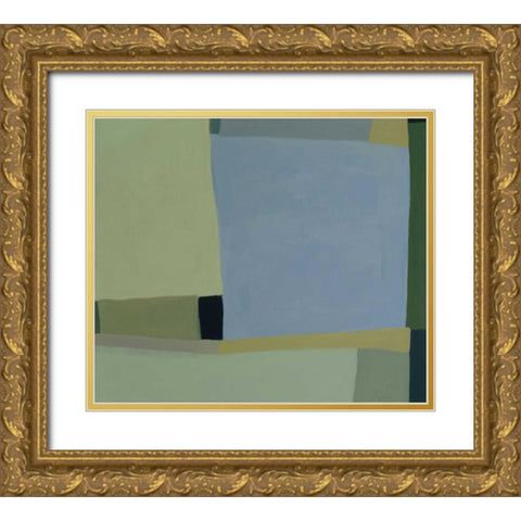 Lorettas View 6 Gold Ornate Wood Framed Art Print with Double Matting by Zinn, Tamar