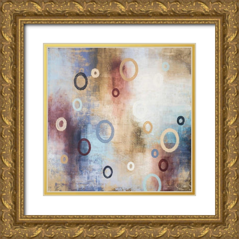 Rain in The Abstract I Gold Ornate Wood Framed Art Print with Double Matting by Marcon, Michael