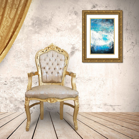 Future Place I Gold Ornate Wood Framed Art Print with Double Matting by Loreth, Lanie