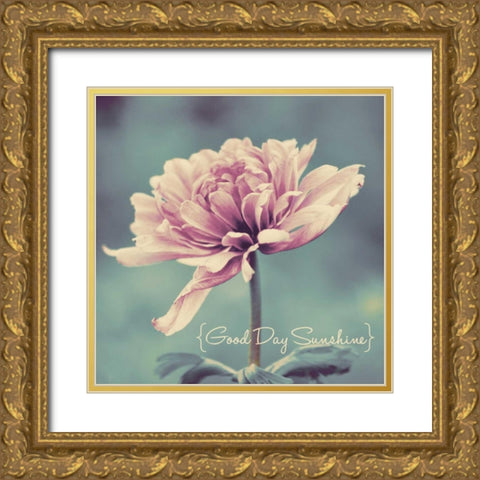 Good Day Sunshine Border Gold Ornate Wood Framed Art Print with Double Matting by Peck, Gail