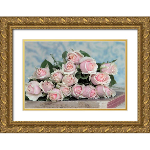 A Gift for Captivation Gold Ornate Wood Framed Art Print with Double Matting by Gardner, Sarah