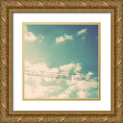 Rest and Away I Gold Ornate Wood Framed Art Print with Double Matting by Saghini, Lisa Hill