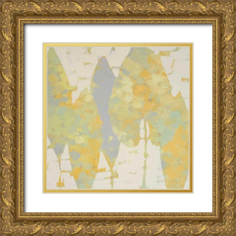 Sunlit Marsh I Gold Ornate Wood Framed Art Print with Double Matting by Loreth, Lanie