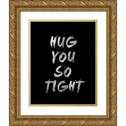 Love II Gold Ornate Wood Framed Art Print with Double Matting by SD Graphics Studio