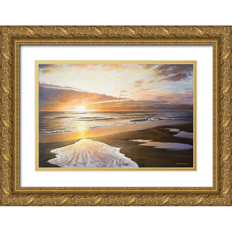 The Seventh Day Gold Ornate Wood Framed Art Print with Double Matting by Nawrocke, Bruce