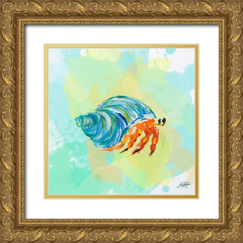 Watercolor Sea Creatures II Gold Ornate Wood Framed Art Print with Double Matting by DeRice, Julie