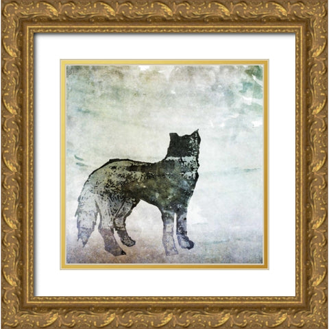 Wildlife on Site II Gold Ornate Wood Framed Art Print with Double Matting by Biscardi, Nicholas