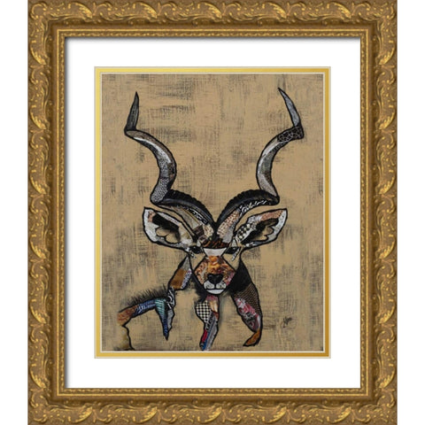 Serengeti Wildlife I Gold Ornate Wood Framed Art Print with Double Matting by Ritter, Gina
