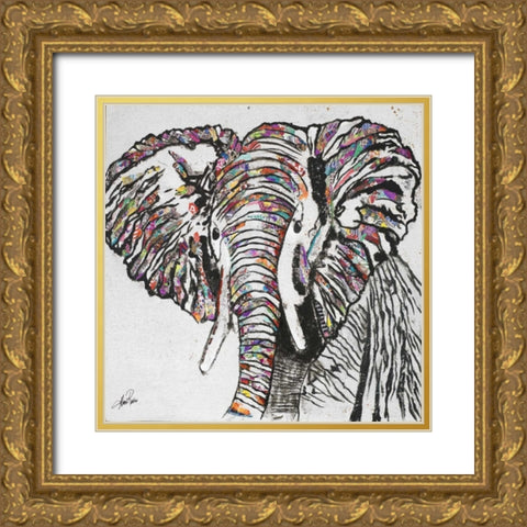Serengeti Plains II Gold Ornate Wood Framed Art Print with Double Matting by Ritter, Gina