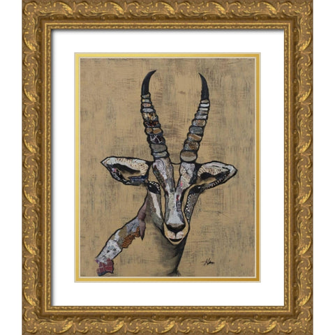 Serengeti Wildlife II Gold Ornate Wood Framed Art Print with Double Matting by Ritter, Gina