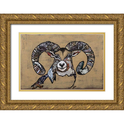 Serengeti Wildlife IV Gold Ornate Wood Framed Art Print with Double Matting by Ritter, Gina