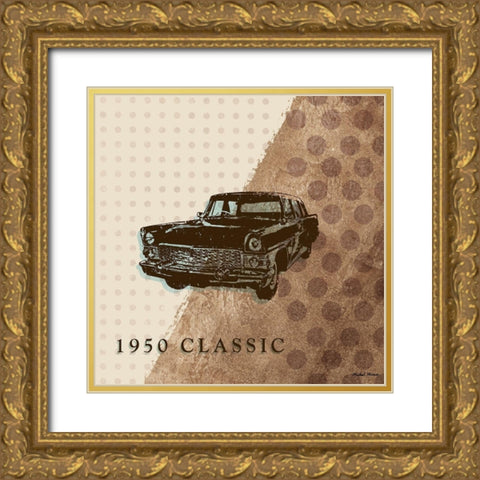 Classy Ride III Gold Ornate Wood Framed Art Print with Double Matting by Marcon, Michael