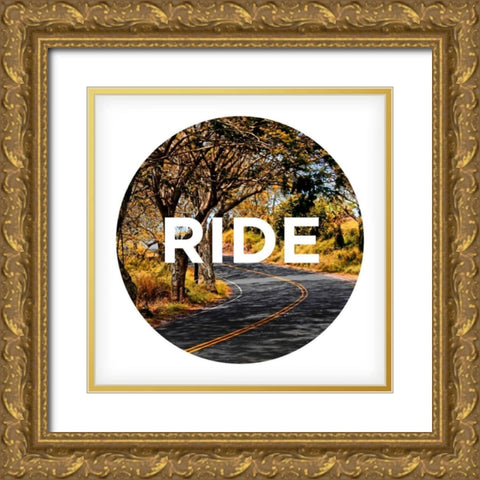 Active Type I Gold Ornate Wood Framed Art Print with Double Matting by Nawrocke, Bruce