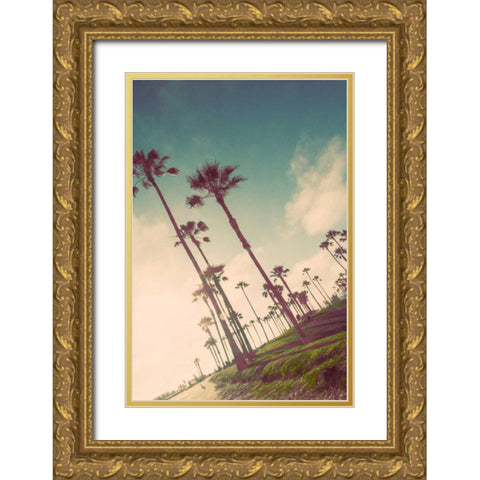 Venice Beach Fun Gold Ornate Wood Framed Art Print with Double Matting by Navas, Emily