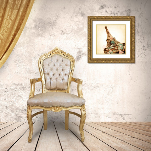 French Glow I Gold Ornate Wood Framed Art Print with Double Matting by Navas, Emily
