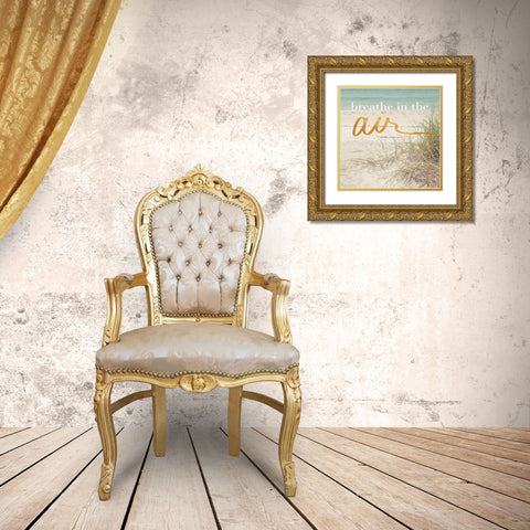 Breathe in the Air Gold Ornate Wood Framed Art Print with Double Matting by Bryant, Susan