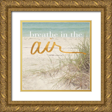 Breathe in the Air Gold Ornate Wood Framed Art Print with Double Matting by Bryant, Susan