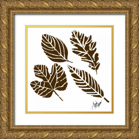 Rustic Birch Trail Accent I Gold Ornate Wood Framed Art Print with Double Matting by Ritter, Gina