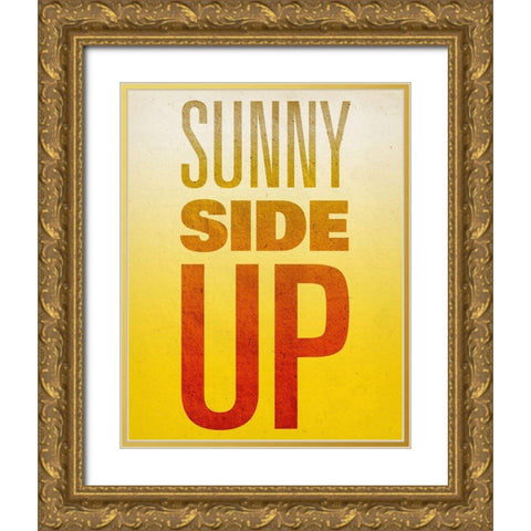 Get Up II Gold Ornate Wood Framed Art Print with Double Matting by SD Graphics Studio
