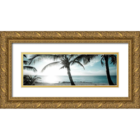 Cool Bimini I Gold Ornate Wood Framed Art Print with Double Matting by Bryant, Susan
