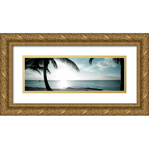 Cool Bimini II Gold Ornate Wood Framed Art Print with Double Matting by Bryant, Susan
