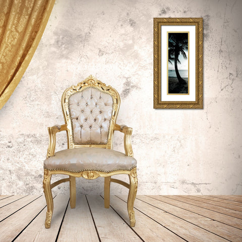 Cool Bimini Palm II Gold Ornate Wood Framed Art Print with Double Matting by Bryant, Susan
