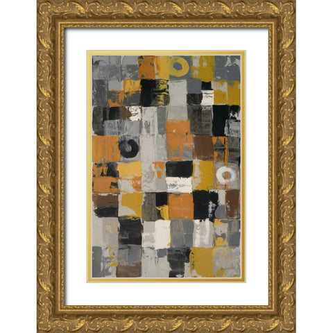 Mid-Town I Gold Ornate Wood Framed Art Print with Double Matting by Loreth, Lanie