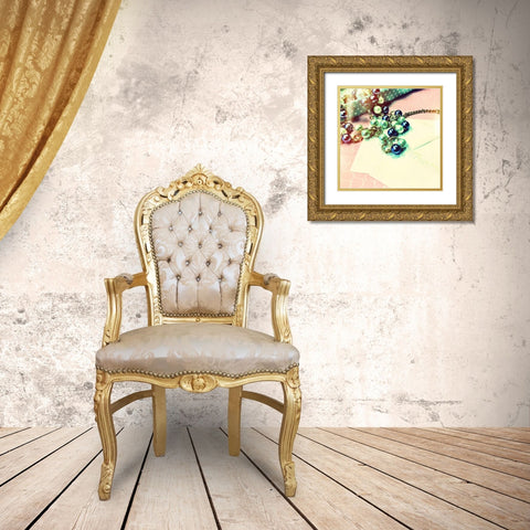 Thanks  (jewelry) Gold Ornate Wood Framed Art Print with Double Matting by Acosta