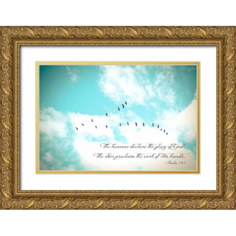 His Hands Gold Ornate Wood Framed Art Print with Double Matting by Poynter, Kelly