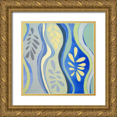 New Beginnings I Gold Ornate Wood Framed Art Print with Double Matting by Loreth, Lanie