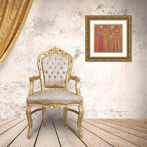 Spring Forward Gold Ornate Wood Framed Art Print with Double Matting by Ritter, Gina