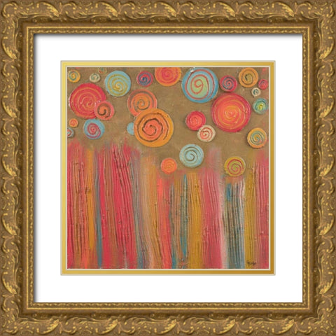 Spring Forward Gold Ornate Wood Framed Art Print with Double Matting by Ritter, Gina