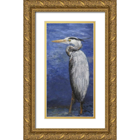 Into the Pond I Gold Ornate Wood Framed Art Print with Double Matting by Johnson, Walt