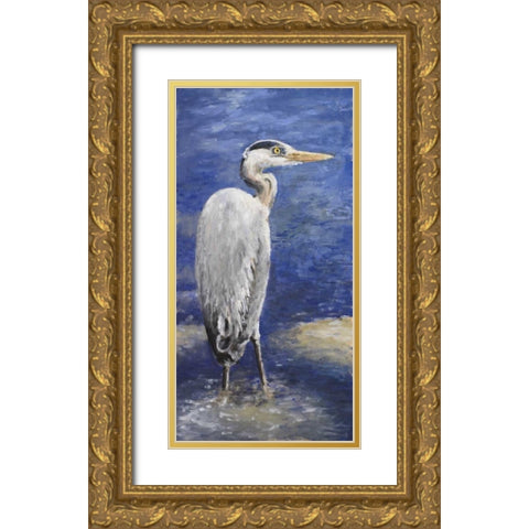Into the Pond II Gold Ornate Wood Framed Art Print with Double Matting by Johnson, Walt
