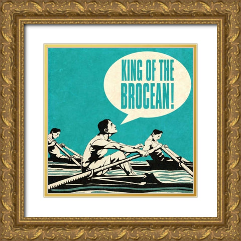 Bro Bro II Gold Ornate Wood Framed Art Print with Double Matting by Studio, Sd Graphics