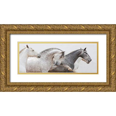 Pointing The Way Gold Ornate Wood Framed Art Print with Double Matting by Walker, Carol