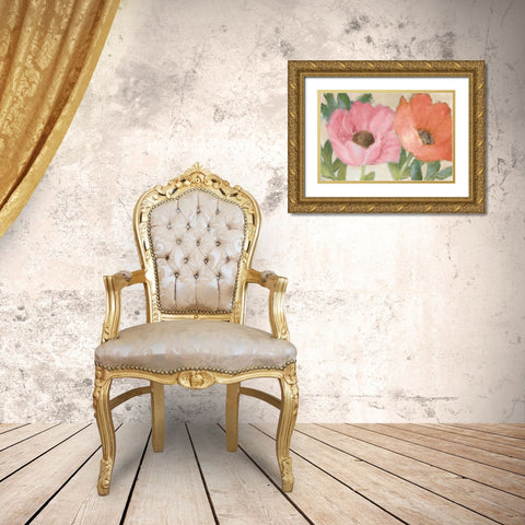 Fresh Spring Arrival Gold Ornate Wood Framed Art Print with Double Matting by Loreth, Lanie