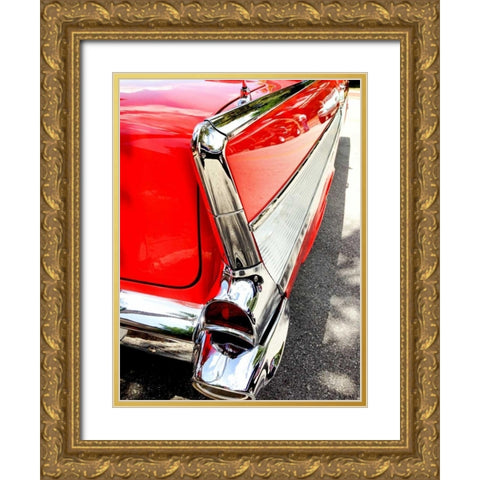 Drive By II Gold Ornate Wood Framed Art Print with Double Matting by Bryant, Susan