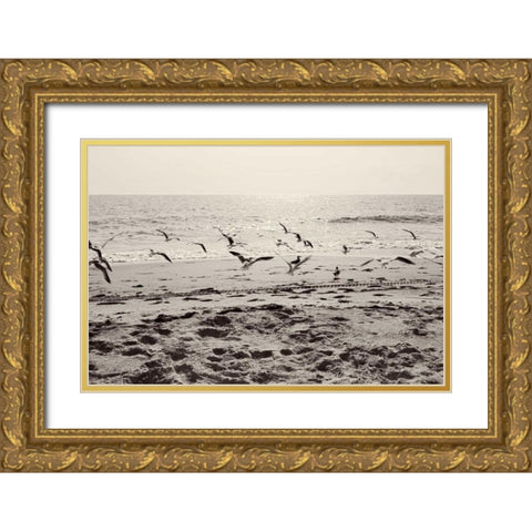 Dream of the Beach I Gold Ornate Wood Framed Art Print with Double Matting by Bryant, Susan