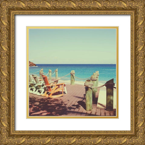 On Deck I Gold Ornate Wood Framed Art Print with Double Matting by Bryant, Susan