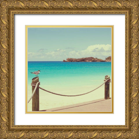 On Deck II Gold Ornate Wood Framed Art Print with Double Matting by Bryant, Susan